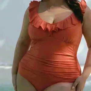 Artesands Diminuendo Manet One-Piece Swimsuit Coral